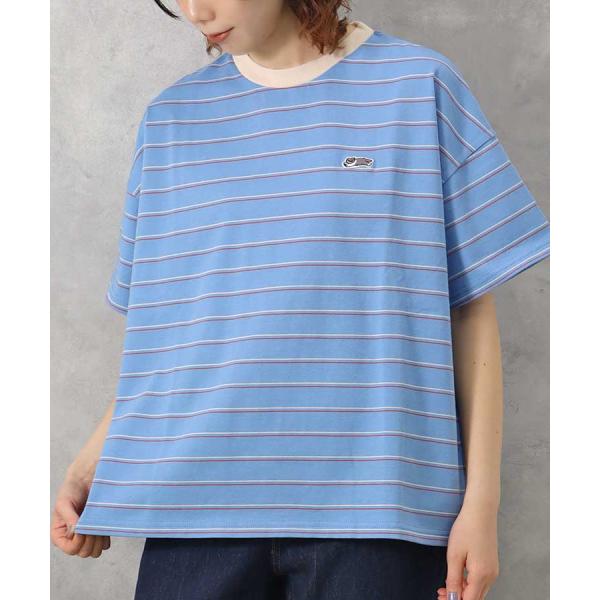 【美品】45R カットソー トップス ボーダー ブルー 青 長袖 美品】45R カットソー トップス ボーダー ブルー 青 長袖 - メルカリ