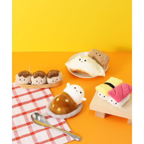ぬいぐるみ マスコット 人形 おもしろ ふわふわ 食べ物 モチーフ 餃子 カレー お寿司 たこ焼き 子供 おもちゃ インテリア ギフト プレゼント 大好物ぽちゃ
