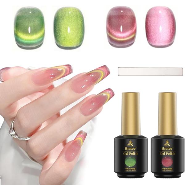  Beauty 　 2個セット(両方１回使用) ジェルネイル マグネット 2個セット マニキュア マグネット