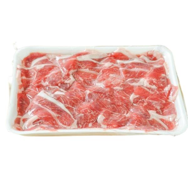 オーストラリア産のラムショルダーを約2mmスライス加工しました。ジンギスカン、焼肉、火鍋などにお使いいただけます。オーストラリア産のラムは柔らかく臭みもありません。