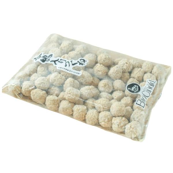 【朝市場直行】練製品・つみれ・つくね・団子　合鴨入りつくね　タイほか　1kg位【冷凍】294510