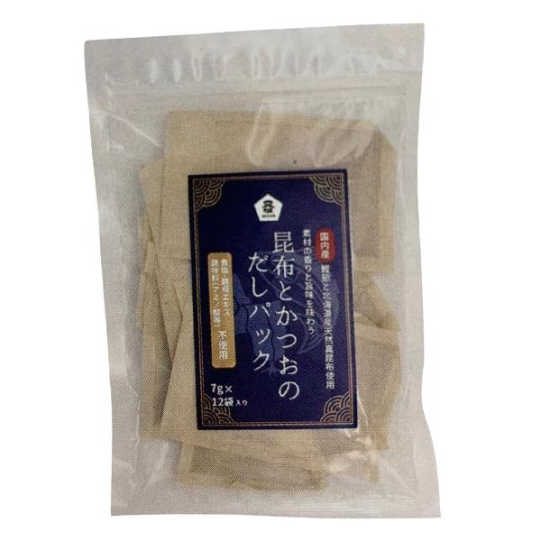 ムソー 昆布とかつおのだしパック 84g(7g×12袋) : ビーライフショップ
