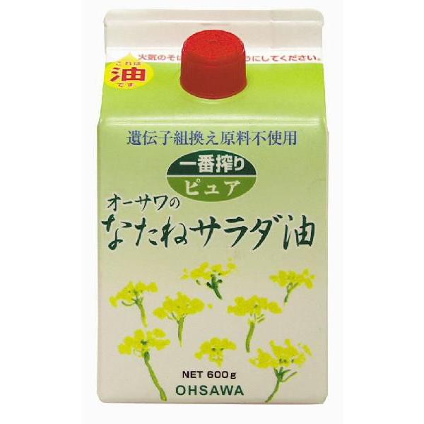 3 28まで10 Off オーサワのなたねサラダ油 紙パック 600g Os 0091 ビーライフショップ 通販 Yahoo ショッピング