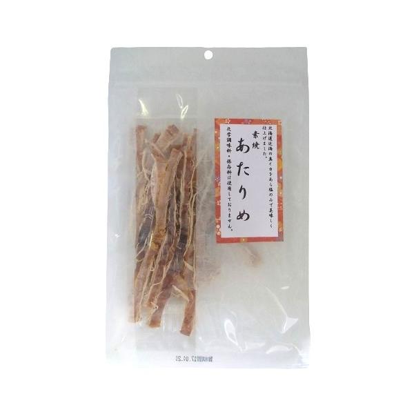 [ 商品説明 ]北海道近海産の真イカをあら塩のみで味付けしました。しっかりとした歯ごたえ、かめばかむほどイカの旨みが味わえます。保存剤、保湿剤、化学調味料、PH調整剤、甘味料など添加物は一切使用しておらず、お子様にも安心していただけます。[...