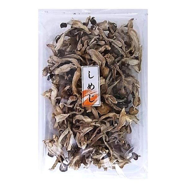 ちょっと洋風のだしの出る乾燥しめじです。スープやシチュー、煮物、炊き込みピラフなどにお使いいただけます。機械での乾燥になります。原材料：ぶなしめじ使い方：水でさっと洗い流し、戻さずそのままお味噌汁やお吸い物に入れると、風味よく美味しく召し上...