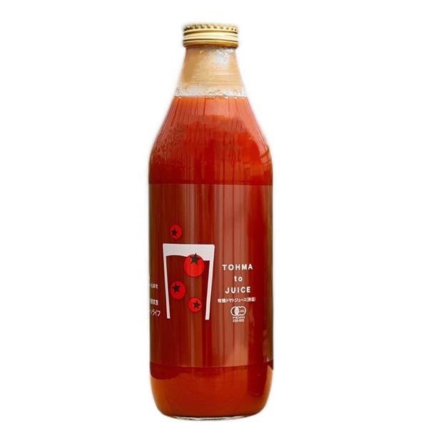 当麻グリーンライフ　TOHMA to JUICE　有機トマトジュース無塩　1L×6本（箱） 爆買