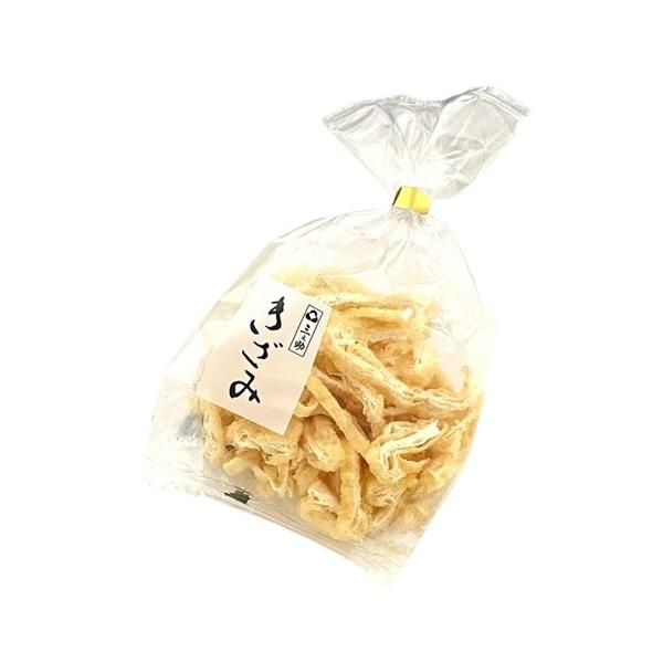 [ 商品説明 ]三之助の油あげを細く刻んで、使いやすいようにしました。使用している油の風味と大豆の旨味、やわらかい食感が特長です。揚げ油は国産菜種の圧搾油を使用しています。消泡剤など余計なものは使っていません。[ 原材料 ]大豆（国産）、菜...