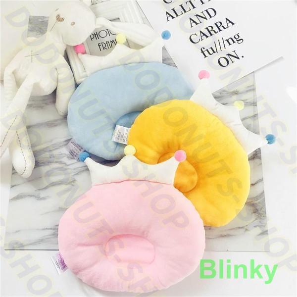 王冠デザインのキュートなベビー枕です。【素材について】コットン