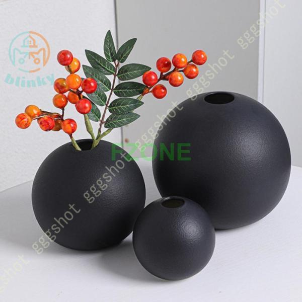 北欧のモダンなミニマリストスタイル。 さまざまな花や植物に合わせることができ、どこでも使用できます花瓶について説明：Set：同色3個セット（8*8cm*1個+11*10.5cm*1個+14.5*14cm*1個）サイズ：幅×高さ：小さい：8*...