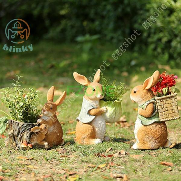 兎 オーナメント オブジェ 雑貨 ガーデン ガーデニング インテリア