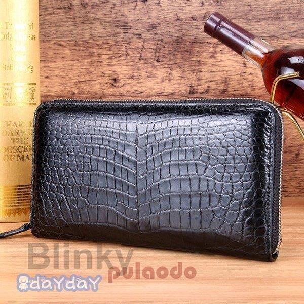本革 ワニ革 長財布 財布 束入 メンズ財布 レディース財布