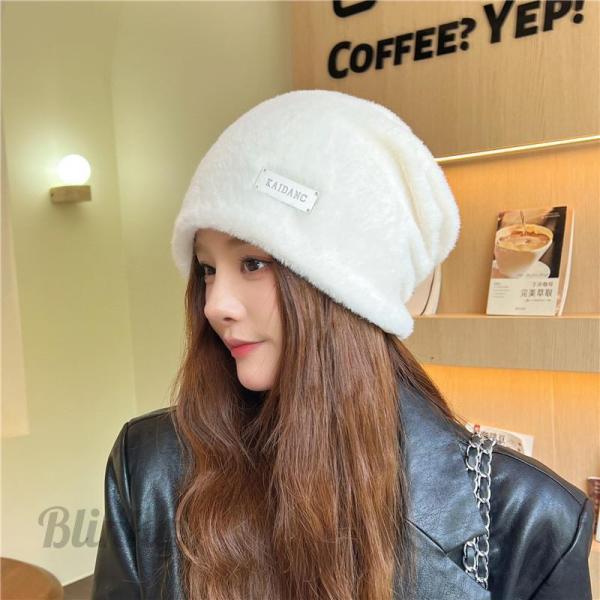 ニット帽 レディース 帽子 ニット キャップ ハット 無地 大きめ