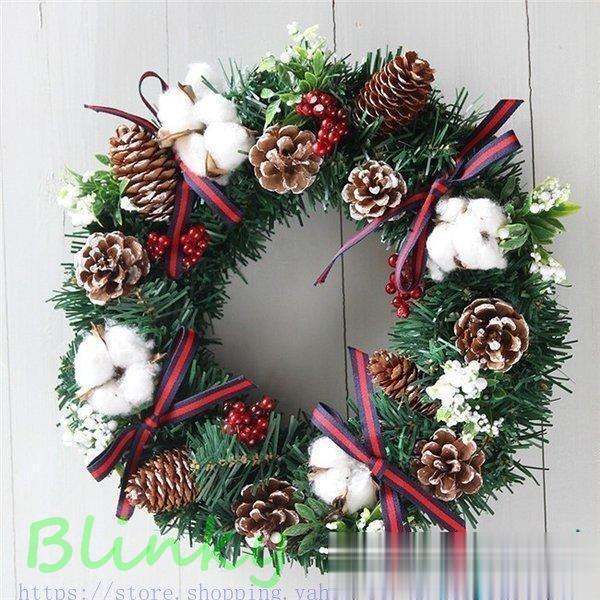 クリスマスリース クリスマス飾り 可愛い 冬 壁掛け クリスマス オーナメント クリスマスツリー装飾 部屋 玄関 飾り 華やか デコレーション オーナメント クリスマス用品 ガーランド バラ 人工造花 飾り デラックスリース 北欧風【サイズ...