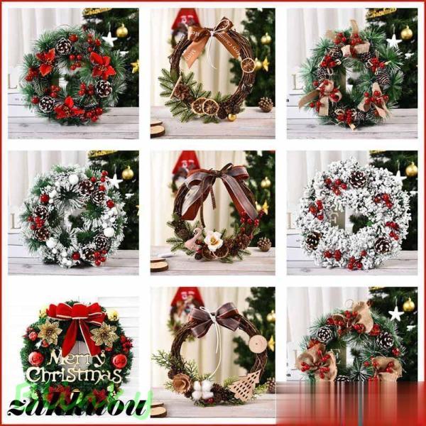 ?お部屋に飾るだけで手軽にオシャレ！クリスマスツリーのデコレーションやお部屋アレンジにも便利なアイテムです。飾っているだけで、クリスマスの雰囲気を演出できます。?玄関やお部屋、店舗内に飾ればとても素敵な空間に。?人工的な感謝祭の花輪は、完璧...