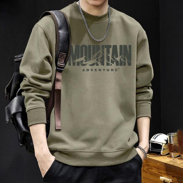 長袖Tシャツ メンズ ロンt  ウェイト 厚手 オーバーサイズ ロングスリーブ コットン 大きいサイズ 春 秋 冬 ゆったり クルーネック カットソー 爆買