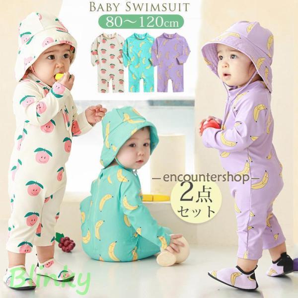 商品名 韓国子供服 オールインワン水着生産国 中国素材 ポリエステル85%、ポリウレタン15%夏の水遊びにおすすめなオールインワンタイプの水着です。*バナナとピーチの総柄イラストがとても可愛いです。*UPF50+で95%以上の紫外線をカット...