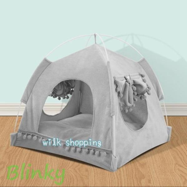 ペットハウス ドーム型 ペットベッド 猫 小型犬用 折り畳み 洗える テント クッション 犬小屋 犬ベッド 猫小屋 猫ベッド