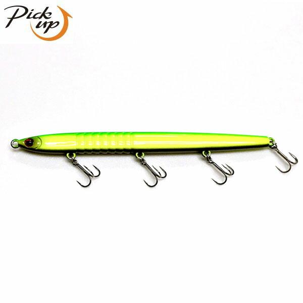 他サイト： ピックアップ　Pickup SKY ノガレ 120F #004 #ライムチャートブラック ルアー 釣り PIC4589580270639の商品画像