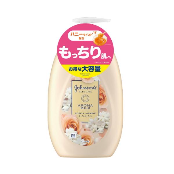 他サイト： ジョンソンボディケア エクストラケアアロマミルク ローズとジャスミンの香り 500ml ボディクリーム ボディミルク ローションの商品画像