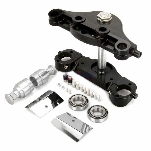 ハーレートリプルツリートップブリッジ中古品 トリプルツリー 11度レイク 21インチ 23インチホイール 97〜2013