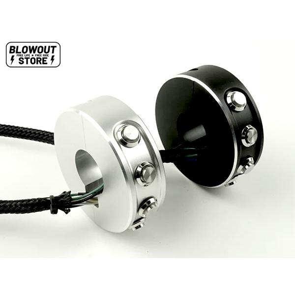 22mm ハンドル用 汎用ミニスイッチボックス 4プッシュボタン ハンドル