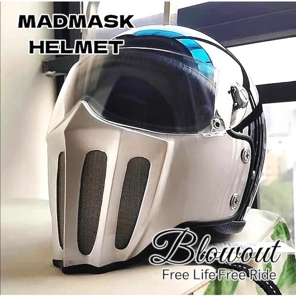 Blowout MADMASK ジェットヘルメット BELL 500-TX ハーレー チョッパー