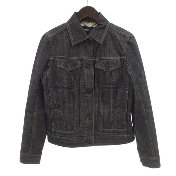 美品 バーバリー ロンドン ノバチェック デニム ジャケット