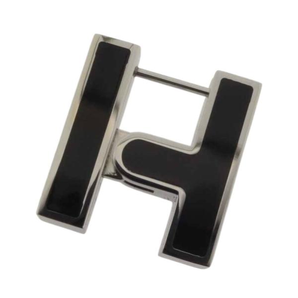 HERMES エルメス Habascule シングルピアス ブラック お洒落♪】HERMES シングルピアス Habascule (HERMES/ピアス
