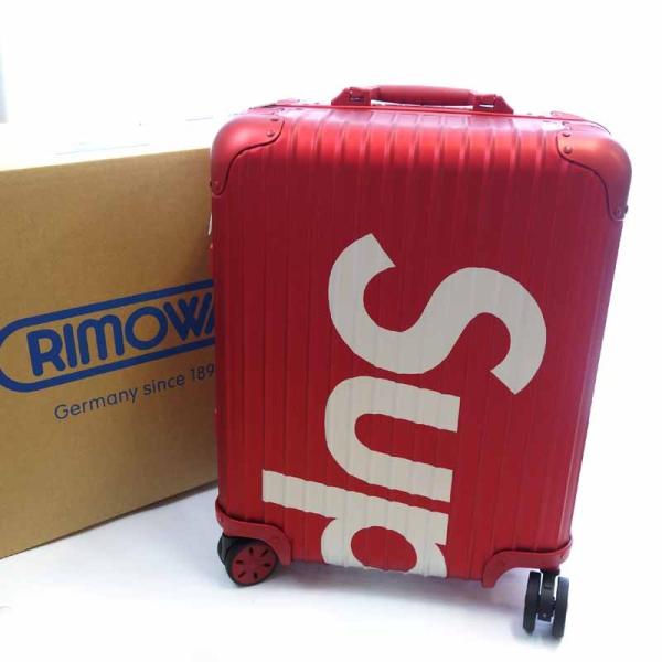 supreme red suitcase