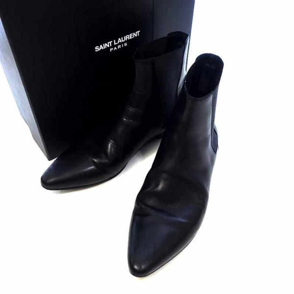 サンローランパリ Saint Laurent Paris 16aw サイドゴアチェルシーブーツ 61h18 サイズ メンズ44 ブラック ランクb 102 中古 Buyee Servicio De Proxy Japones Buyee Compra En Japon