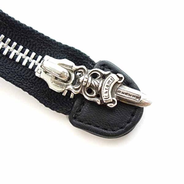 クロムハーツ　ブラックレザー フラットポーチ クロムハーツ ブラックレザー フラットポーチ クロムハーツ 財布