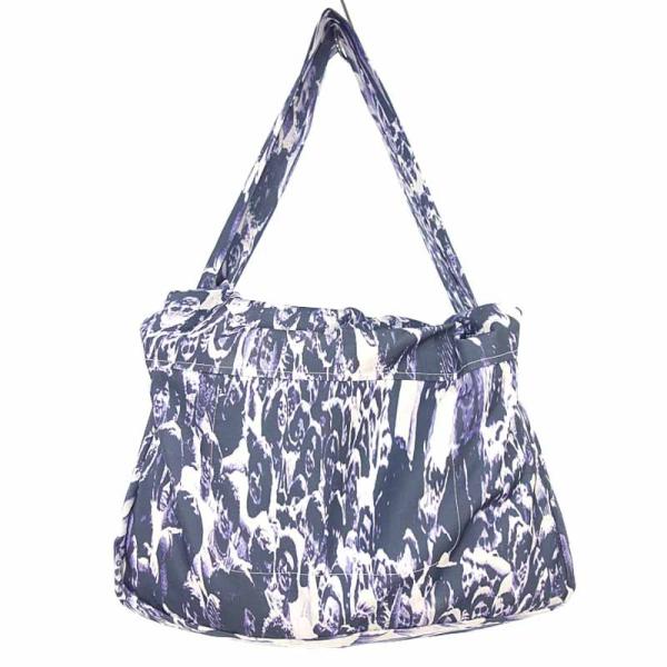 アブソリュートリファッキンビッチ/ABSOLUTELY FUCKING BITCH AFB 1969 print big shoulder ショルダー バッグ 40D21 サイズ ユニセックス表記なし ブルー×ホワ アブソリュートリファッキンビッチ/ABSOLUTELY FUCKING BITCH AFB 1969 print big shoulder ショルダー バッグ 40D21 サイズ ユニセックス表記なし ブルー×ホワ