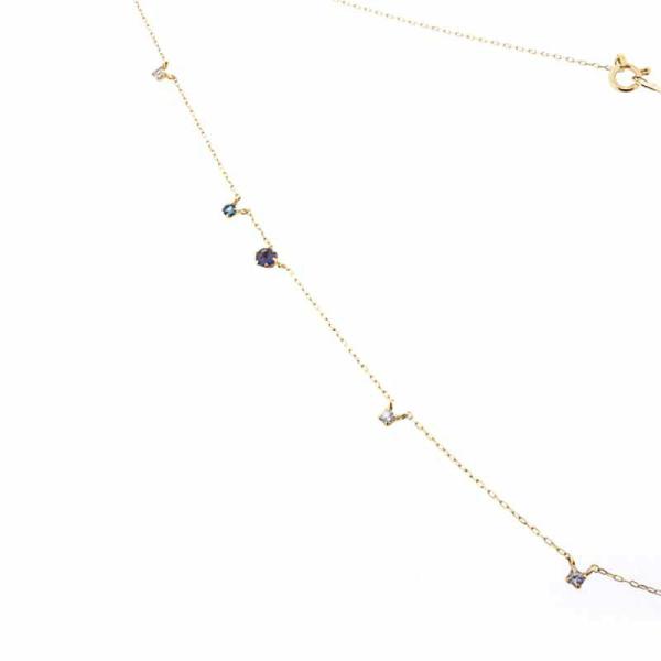 ルイ ジュエリー/LUI JEWELRY bluenecklace ブルー ゴールド ネックレス 50L20 サイズ レディース表記なし  ゴールド×ブルー系 ランクA 106 (中古)