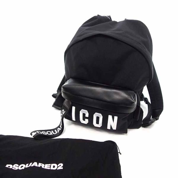 ディースクエアード2/DSQUARED2 ICON BACKPACK レザー 切替 アイコン