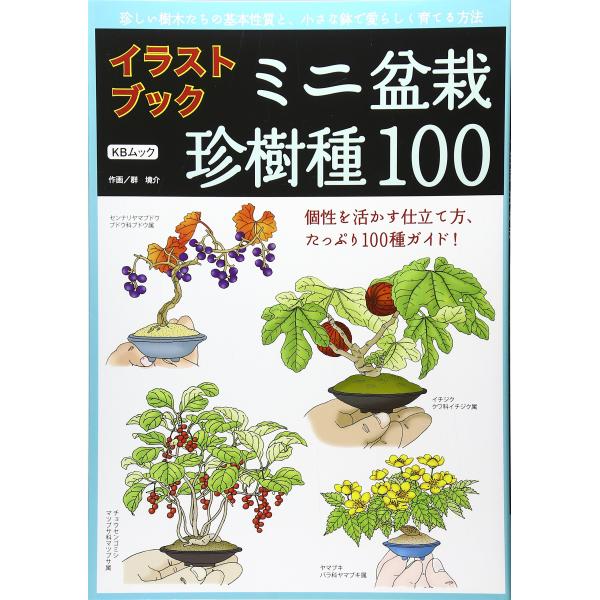 【商品概要】【商品説明】A4判　オールカラー総112ページ　隔月刊誌「山野草とミニ盆栽」で好評を博している連載記事「群　境介のミニ盆栽　珍樹種探訪」をまとめた樹種別ガイドの決定版です。珍樹種の樹づくり法を100種類も網羅した永久保存版。オー...