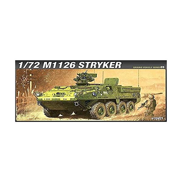 【商品概要】政俗国:韓国組み立て、塗装が必要なプラモデル。別途、工具、塗料等が必要。【商品説明】説明アカデミー 1/72 グランドビークルシリーズ9 M1126 ストライカー プラモデルです。※この商品は、組み立て、塗装が必要なプラモデルで...