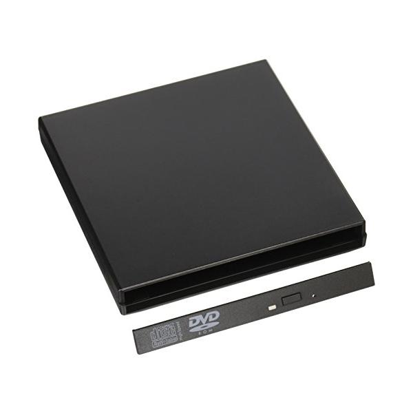 【商品概要】Slim SATA接続の薄型光学ドライブ用・USB2.0接続ケース搭載可能ドライブ : 薄型光学ドライブ(ノートPC搭載ドライブ)ドライブ接続端子 : Slim SATA [ データ : 7ピン / 電源 : 6ピン ]USB接...