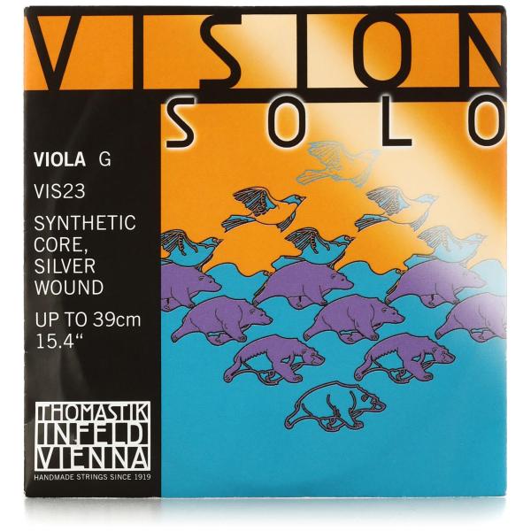 【商品概要】バイオリン、ビオラ弦の名門、オーストリアのトマスティック・インフェルド社製G: VIS23 シンセティックコア/シルバー巻テンション:ミディアム【商品説明】【商品詳細】ブランド：Thomastik-Infeld商品種別：楽器・音...