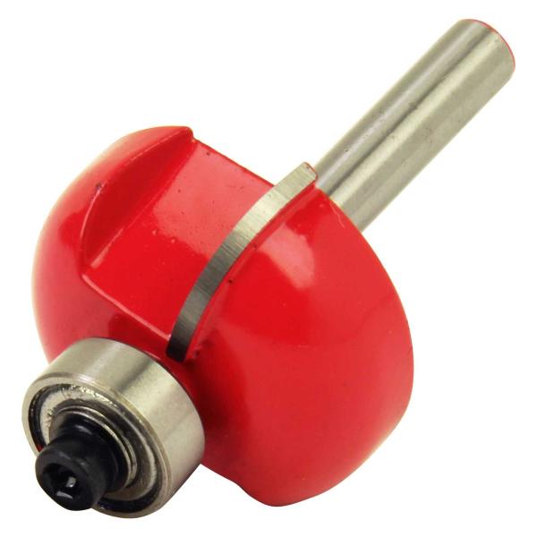 【商品概要】用途:木材の溝堀加工や面取り作業特徴:硬度の高い超硬チップを厳選しているため、耐久性抜群サイズ:32mmサイズ:D(幅)32×H(高さ)13×R(曲)9.5mm・ベアリング12.7mm軸径:6mm【商品説明】説明木材の溝堀加工や...