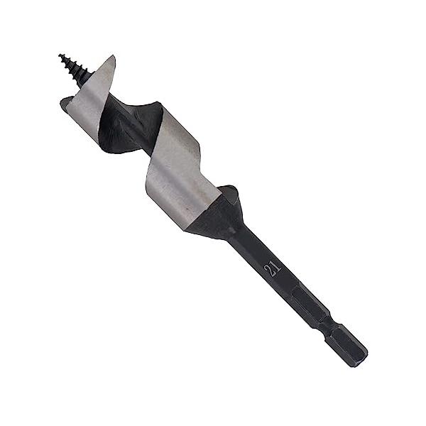 【商品概要】刃径：21mm全長：120ｍｍ溝長：70mm軸径：6.35mm(六角軸)【商品説明】説明木材・合板・コンパネの穴あけに便利。ドリル刃の先端が食い込みの良いらせん状だから素早く穴あけ作業ができます。【商品詳細】ブランド：三共コーポ...