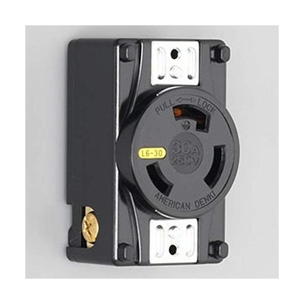 【商品概要】●厚み(mm):32●長さ(mm):68●定格:接地2P30A250V●幅(mm):42●質量(g)135.1【商品説明】【特長】<br>●ＮＥＭＡ規格Ｌ６−３０互換品です。<br>●熱硬化性樹脂製です。...