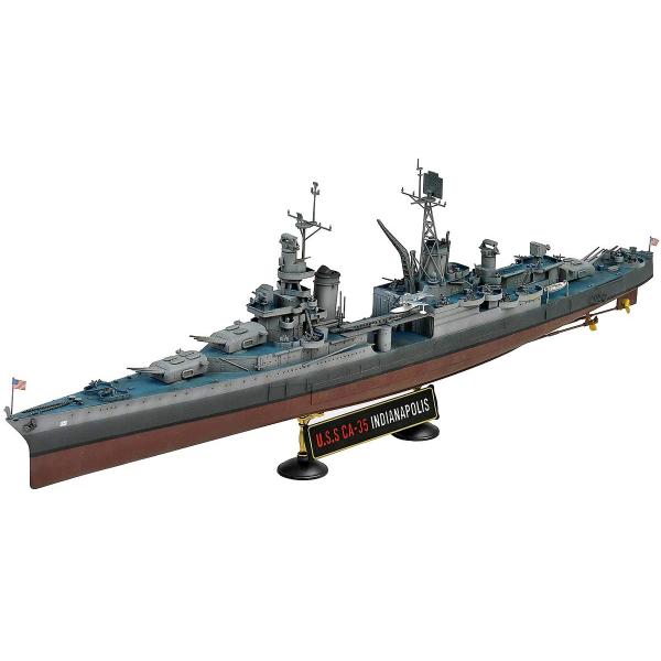 アカデミー 1/350 アメリカ海軍 重巡洋艦 CA-35 インディアナポリス