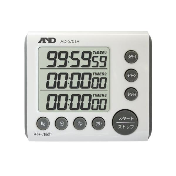 【商品概要】設定範囲:最大99時間59分59秒、最小1秒タイマー数:3チャンネルタイマー機能:カウントアップ、カウントダウンアラーム時間:ブザー音 約30秒間ブザー音量:約70dB/距離10cm電源:単4形乾電池1本付属品:取扱説明書、電池...