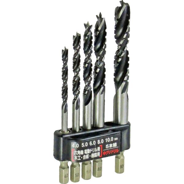 【商品概要】電動ドリル用木材・合板・樹脂などの穴明けから中ぐり加工が可能 ※アクリル系・スチロール系樹脂など割れやすい素材には使用できませんDIY/木工加工・装飾・模型工作関係などの中ぐり加工に大変便利です先端刃で穴あけを行い、続けて軸部の...