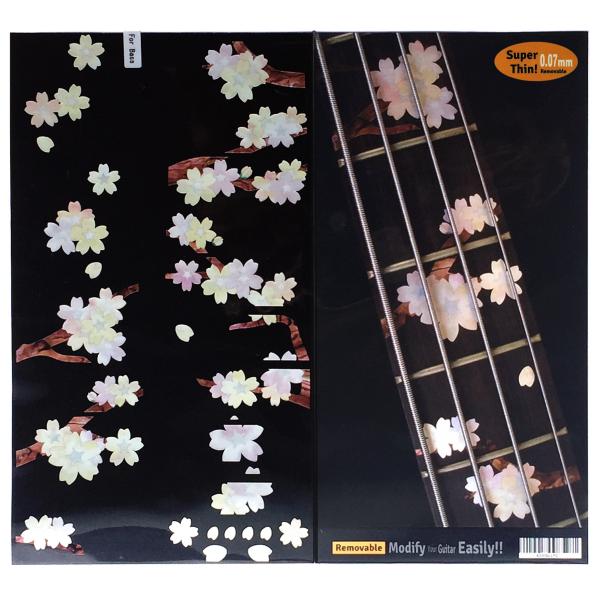 【商品概要】既存のドットマーク(6mm以内）がキレイに隠れます12フレットの離れドットも対応しています。ベーシスト達のステッカー。貼り方説明書付本物の貝・インレイのようなステッカー。貼った後はフィンガーイースやレモンオイルも使えます。【商品...