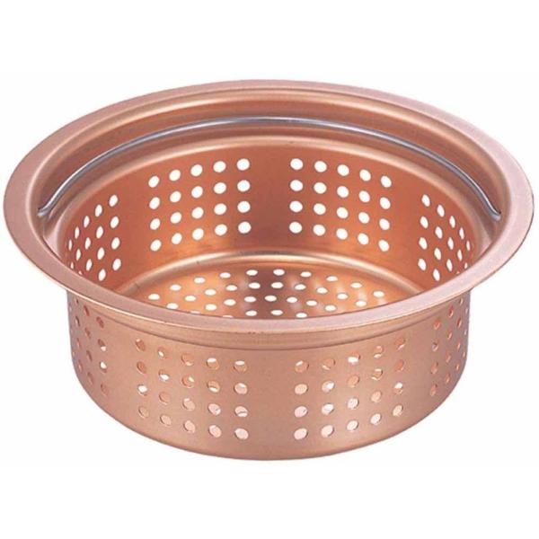 【商品概要】原材料:本体・・・純銅(クリア塗装)、取手・・・18-8ステンレス主材: 本体:ソーダガラス 金属部:ステンレス鋼原産国 ? : ? 日本本体重量:(約)100gゴミの引っ掛かりが無く、しかも丈夫です。サイズ:(約)外径13.4...