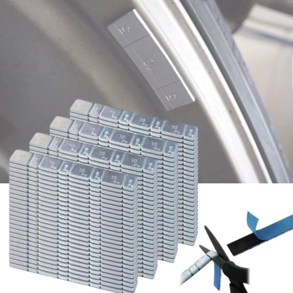 【商品概要】車・バイクのホイールバランス調整に使用する環境にやさしい便利な鉄製バランスウェイトです。 タイヤ周りのトラブルを防ぎ、安全な走行に欠かせない必需品です。5ｇと10ｇ単位で切れ目があり、ハサミで簡単に切り取ることができ、ウェイト裏...