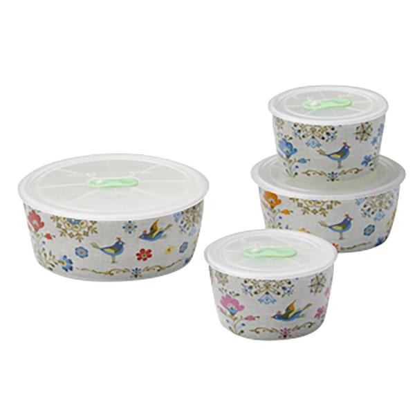 【商品概要】サイズ:パックS-約直径9.8×高さ5.7cm、パックM-約直径12.8×高さ5.5cm、パックL-約直径15.4×高さ5.8cm素材:【パック本体】磁器【パックフタ】ポリプロピレン/熱可塑性エストラマー生産国:中国容量:S-約...