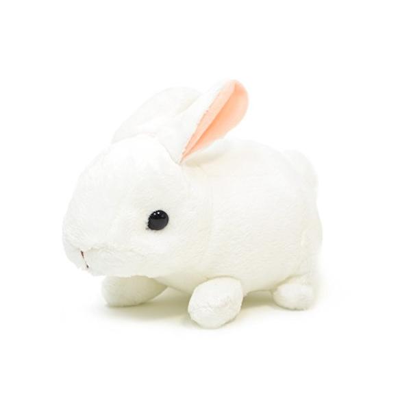 【商品概要】サイズ：(幅/高さ/奥行:cm) 10・10・19 ※顔を正面にして主素材：ポリエステル、アクリル、プラスチック対象年齢：6才以上内部パーツ：鳴き笛(押し笛)入り ※お腹を押すとキューキュー鳴きます【商品説明】説明優しい感触とカ...