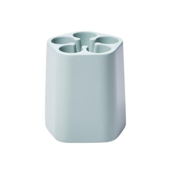 【商品概要】本体サイズ:幅10.5×奥行10.5×高さ12cm本体重量:1.3kg5本挿し素材・材質:炭酸カルシウム、ポリエステル樹脂(本体)、EVA[底面保護シール](滑り止め)生産国:中国屋内用【商品説明】説明あるideacoの傘立ての...